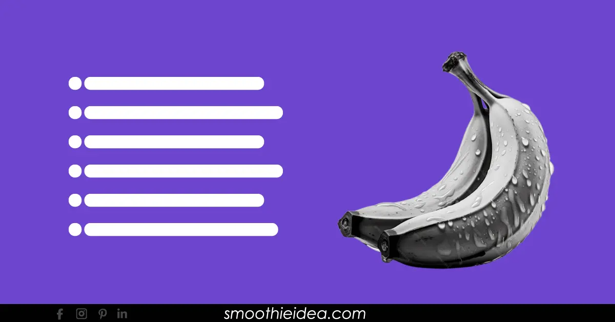 simple banana smoothie recipes