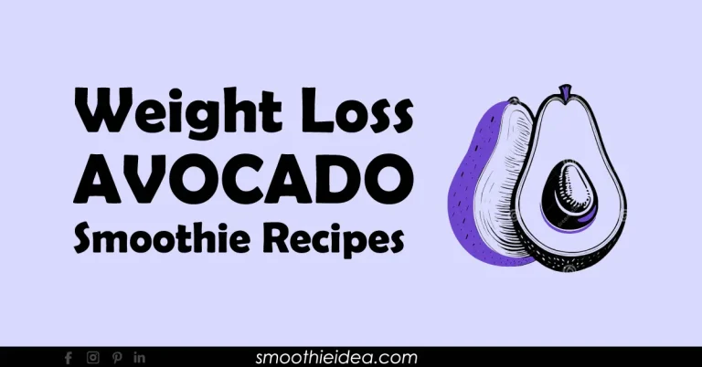 avocado weight loss smoothie