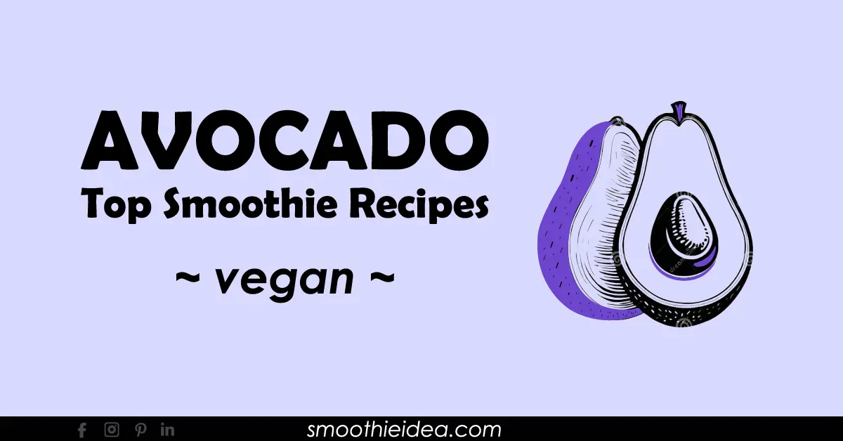 vegan avocado smoothie